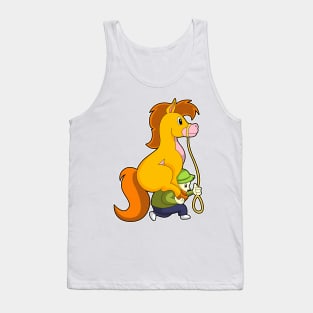 Horse with Boy Tank Top